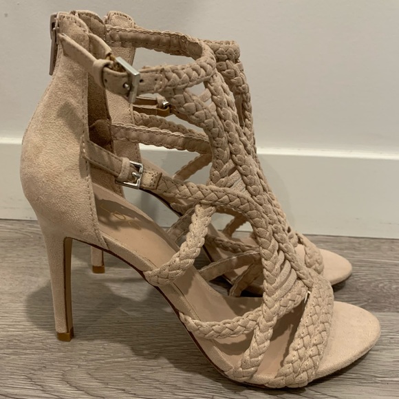 Aldo Sinfony Braided Caged Heels - Picture 2 of 4